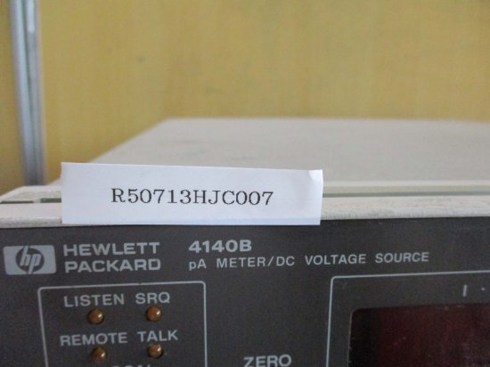 中古 HP HEWLETT PACKARD 4140B pA METER/DC VOLTAGE SOURCE 通電OK - growdesystem