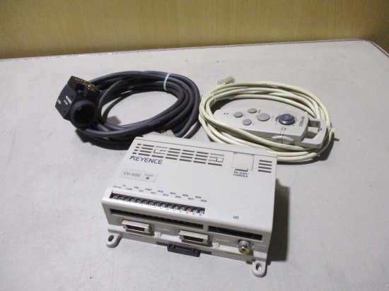 中古 KEYENCE CV-500/CCD CV-050 画像センサ コントローラー - growdesystem