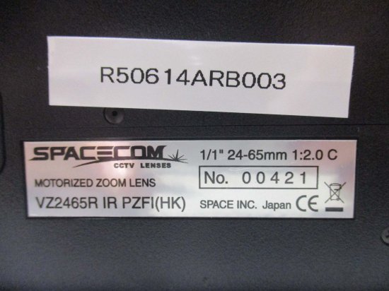 中古 HITACHI CAMERA KP-FM220WCL/MOTORIZED ZOOM LENS VZ2465R IR PZFI(HK) -  growdesystem