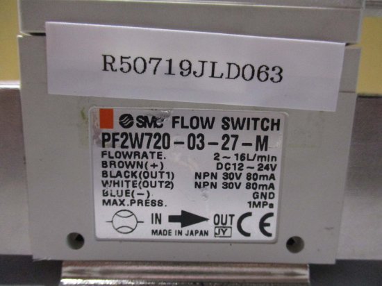 中古 SMC 水用 デジタルフロースイッチ PF2Wシリーズ PF2W720-03-27-M - growdesystem