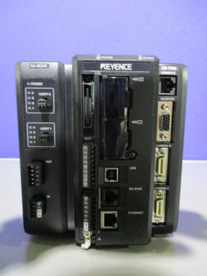 中古 KEYENCE CA-DC21E XG-7500 画像処理システム XG-7000シリーズ マルチカメラ画像システム - growdesystem