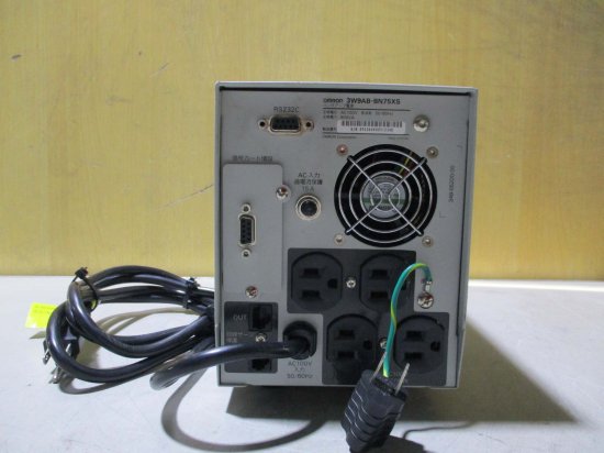 中古OMRON/オムロン 無停電電源装置 3W9AB-BN75XS - growdesystem