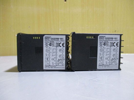 中古OMRON デジタル 指示調節計 E5CC-QX2DSM-001 2個