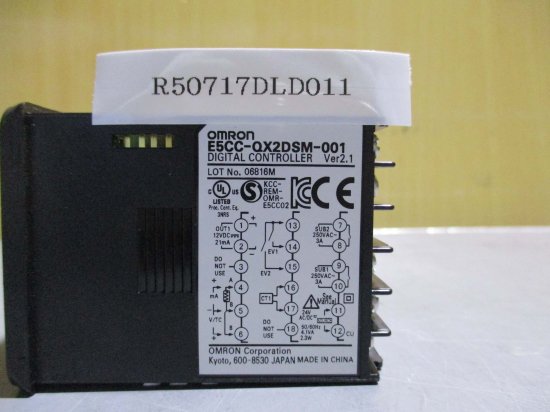 中古OMRON デジタル 指示調節計 E5CC-QX2DSM-001 2個 - growdesystem