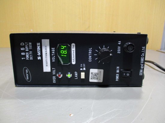 中古S-VANS 185D POWER SUPPLY DC17V 185W 電源 通電OK - growdesystem