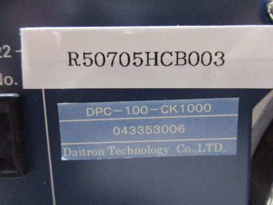 中古 Daitron DPC-100-CK1000 ペルチェコントローラー DPC100シリーズ - growdesystem