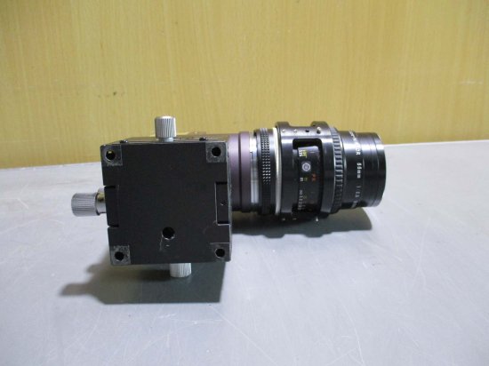 中古 中央精機 HC-61 カメラホルダ/TS-612 傾斜ステージ/NIKON Micro-Nikkor 55mm 1:2.8 レンズ -  growdesystem