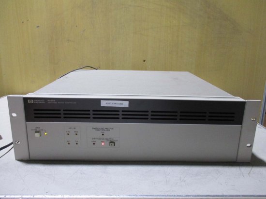 中古 HEWLETT PACKARD Switching Matrix Controller 4084B マトリックスコントローラーの切替＜通電OK＞  - growdesystem