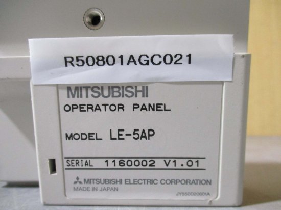 中古 MITSUBISHI OPERATOR PANEL LE-5AP オペレータパネル - growdesystem