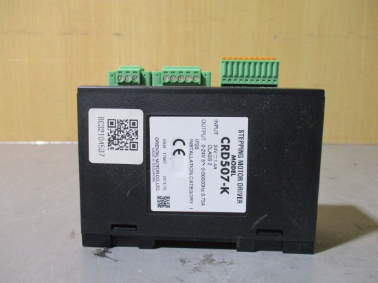 中古 ORIENTALMOTOR STEPPING MOTOR DRIVER CRD507-K ステッピング