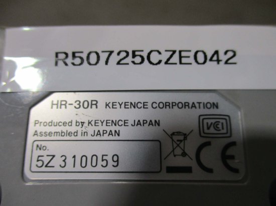 中古 KEYENCE HR-30R CCD式ハンディバーコードスキャナ - growdesystem