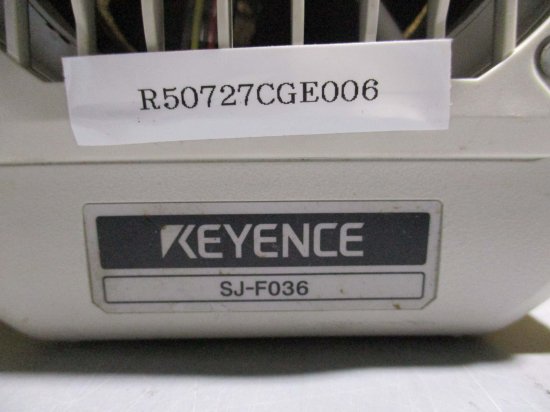 中古KEYENCE 静電気除去装置 SJ-F036 コントローラー内蔵 イオナイザー