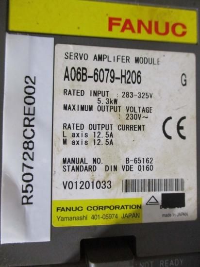 A06B-6079-H106 FANUC サーボ アンプ 中古　動作保証 2025年最新】Yahoo!オークション -a06b-6079-h106の中古品・新品