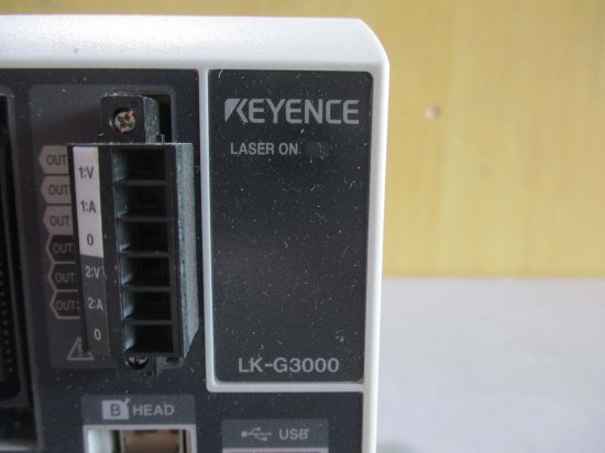 中古 KEYENCE LK-G3000 LK-GD500 高速・高精度CCDレーザ変位計アンプ - growdesystem