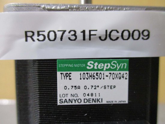 中古 SANYO DENKI STEPPING MOTOR StepSyn 103H6501-70XQ42 - growdesystem