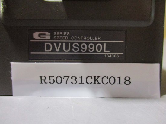 中古 Panasonic SPEED CONTROLLER DVUS990L スピードコントローラ AC100V 90W - growdesystem