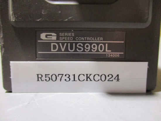 中古 Panasonic SPEED CONTROLLER DVUS990L スピードコントローラ AC100V 90W - growdesystem