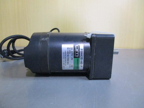 中古 ORIENTAL MOTOR ACスピードコントロールモーター PSH425-401P 25W 100V 0.7A/GEAR HEAD  4GN12.5K - growdesystem