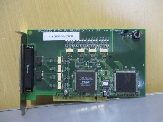 中古 CONTEC 絶縁型デジタル入出力ボード PIO-16/16L(PCI