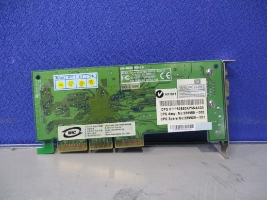 中古 NVIDIA 180-P0026-0000-B VGA 16MB AGP Video Card (GPU) Vanta