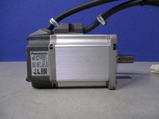 中古 Panasonic MSMD022P1S AC SERVO Motor 91V 1.6A 0.2kW - growdesystem