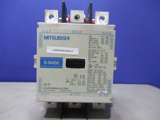 中古 MITSUBISHI S-N400 電磁接触器 - growdesystem