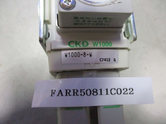中古 CKD W1000-8-W RANGE(MPa) 0.05-0.85 フィルタ レギュレータ - growdesystem