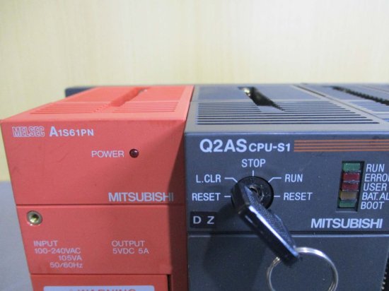 中古MITSUBISHI A1S61PN Q2ASCPU-S1 A1SX42*2 A1SY42 A1SD75P3-S3