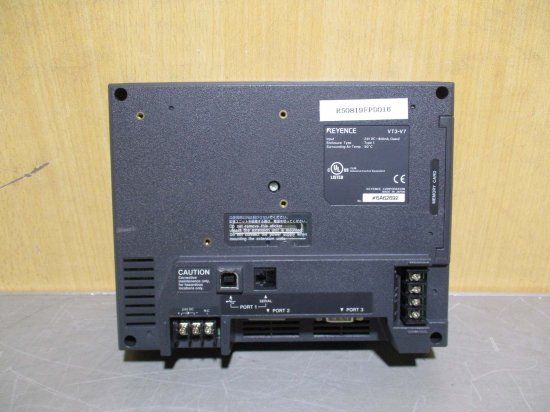 中古 KEYENCE VT3-V7 7型 VGA TFTカラー タッチパネル ＜通電OK＞ - growdesystem