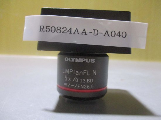 中古 OLYMPUS 対物レンズ LMPlanFLN 5×/0.13BD ∞/-/FN26.5 - growdesystem