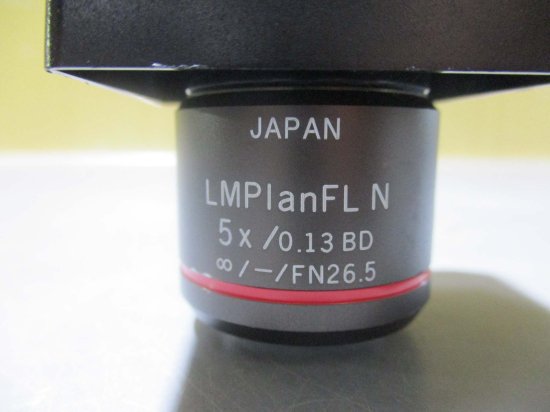 中古 OLYMPUS 対物レンズ LMPlanFLN 5×/0.13BD ∞/-/FN26.5 - growdesystem