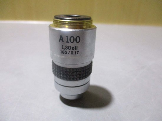 OLYMPUS A100 1.30 oil 160/0.17 対物レンズ 顕微鏡-