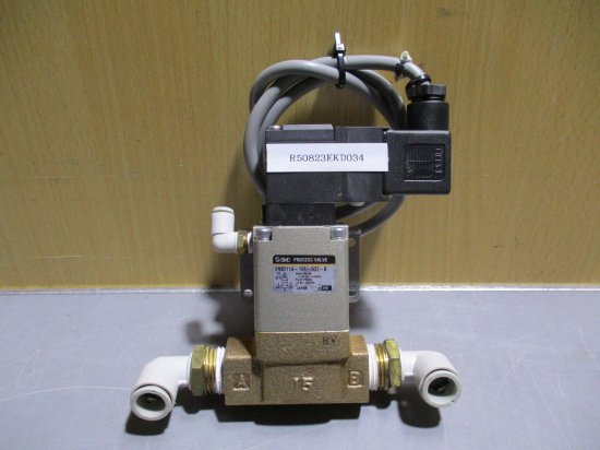 中古 SMC PROCESS VALVE VNB211A-10A-5DZ-B 流体制御用2ポートバルブ プロセスバルブ - growdesystem