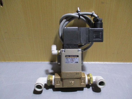 中古 SMC PROCESS VALVE VNB211A-10A-5DZ-B 流体制御用2ポートバルブ プロセスバルブ - growdesystem