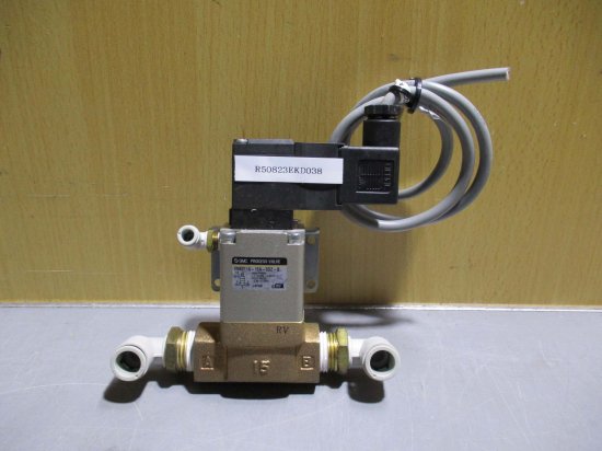 中古 SMC PROCESS VALVE VNB211A-10A-5DZ-B 流体制御用2ポートバルブ プロセスバルブ - growdesystem