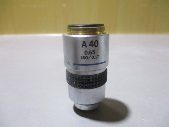 中古 OLYMPUS A40 0.65 160/0.17 顕微鏡 対物レンズ - growdesystem