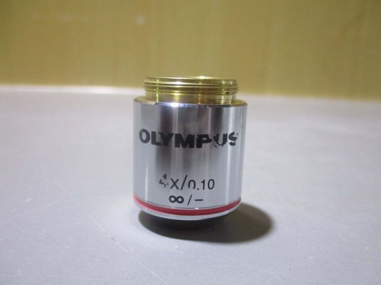 中古 OLYMUS 対物レンズ 4X/0.10 ∞/- Plan Objective - growdesystem