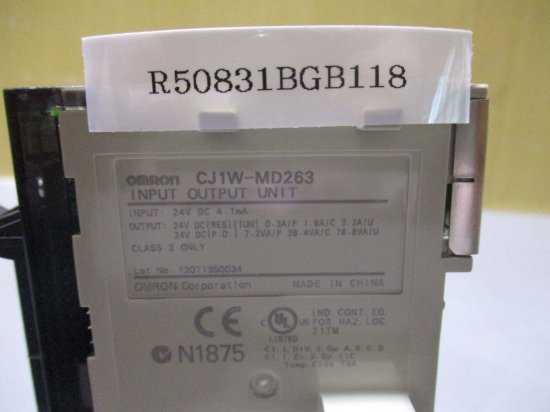 中古 OMRON INPUT OUTPUT UNIT CJ1W-MD263 - growdesystem