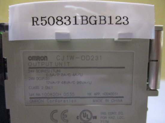 中古 OMRON OUTPUT UNIT CJ1W-OD231 出力ユニット - growdesystem