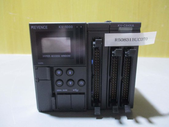 中古 KEYENCE MODULE KV-1000/KV-C64XA - growdesystem