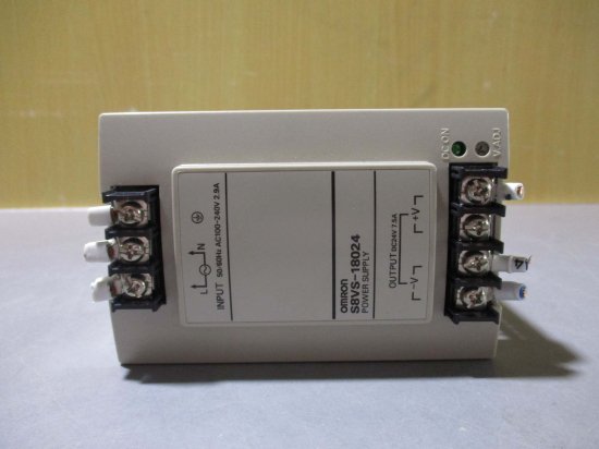 中古 OMRON POWER SUPPLY S8VS-18024/ED2 パワーサプライ - growdesystem