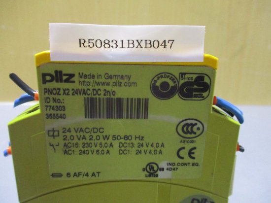 中古 pilz PNOZ X2 安全リレー 24VAC/DC 2N/0 - growdesystem