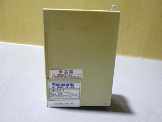 中古 Panasonic AC SERVO DRIVER MSD043P1E 400W ACサーボアンプ - growdesystem