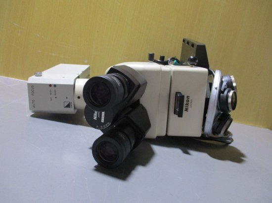中古 Nikon 顕微鏡 Lasertec AUTO FOCUS HEAD 1ZC2 レンズ CFWN 10X/20 