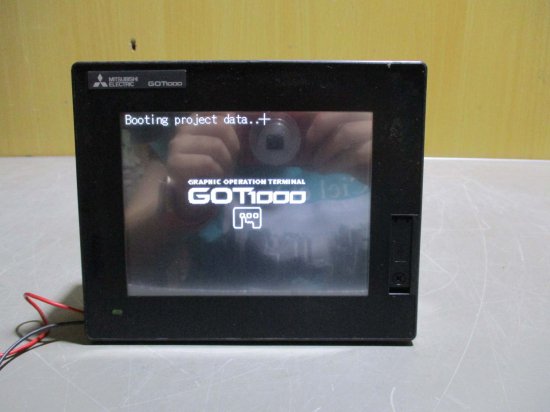 中古 MITSUBISHI GRAPHIC OPERATION TERMINAL GT1450-QMBDE グラフィックオペレーションターミナル  通電OK - growdesystem