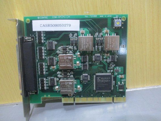 中古 CONTEC COM-4P(PCI)H 絶縁型RS-232CシリアルI/Oボード(4chタイプ) - growdesystem