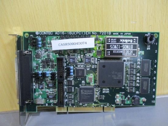 CONTEC アナログ入出力 PCI ボード AD16-16U(PCI)EV AD12-16U(PCI)EV｜PCI対応 非絶縁型高速高機能アナログ入力