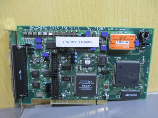 中古 CONTEC AD16-16(PCI)E アナログ入力ボード - growdesystem