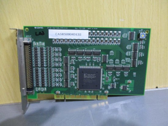 中古 CONTEC PIO-32/32L(PCI)H 絶縁型電源内蔵デジタル入出力ボード - growdesystem