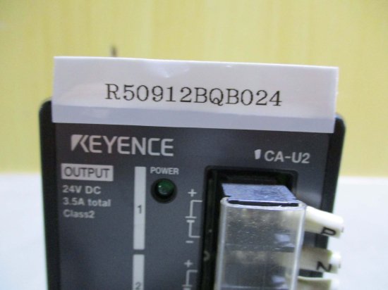 中古 KEYENCE CA-U2 超小型スイッチングパワーサプライ 24VDC 3.5A - growdesystem